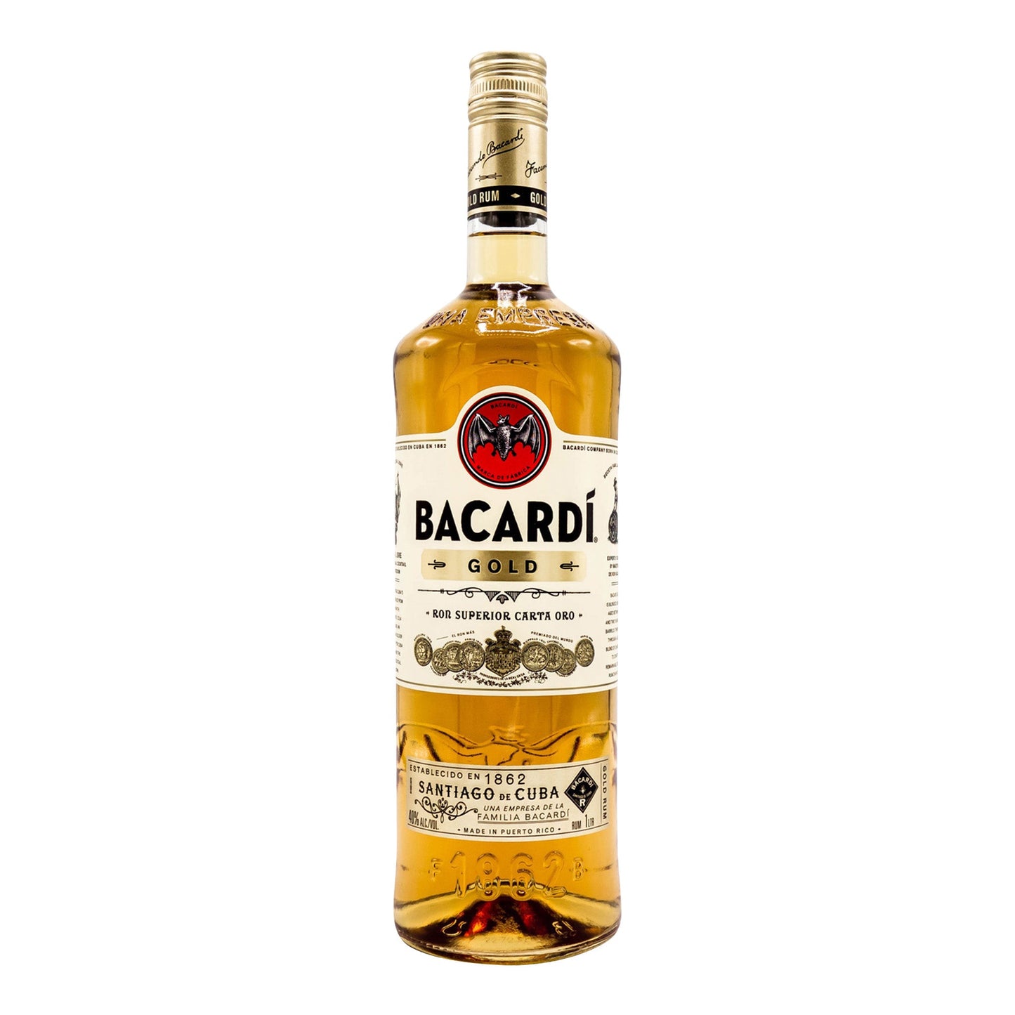 Bacardi Carta Oro 40.00% / 1000 / 12